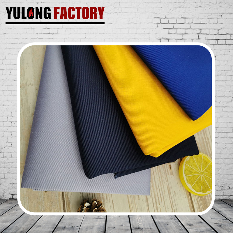 滌棉緞紋阻燃防電弧面料